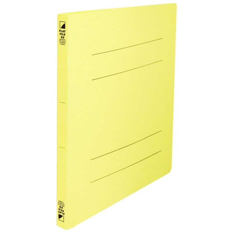 ビュートン フラットF PP ポケット付 A4S FF-A4SP-Y 1個(ご注文単位1個)【直送品】