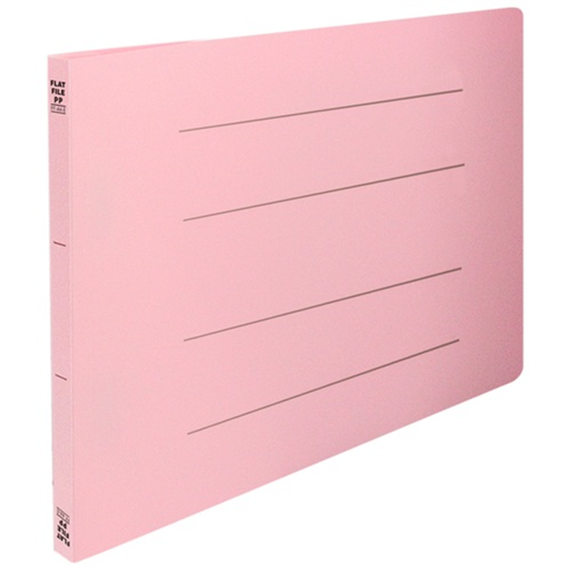 ビュートン フラットファイルPP A4E ピンク FF-A4E-P 1個(ご注文単位1個)【直送品】