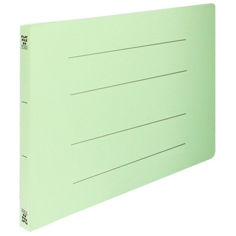 ビュートン フラットファイルPP A4E グリーンFF-A4E-GN 1個(ご注文単位1個)【直送品】