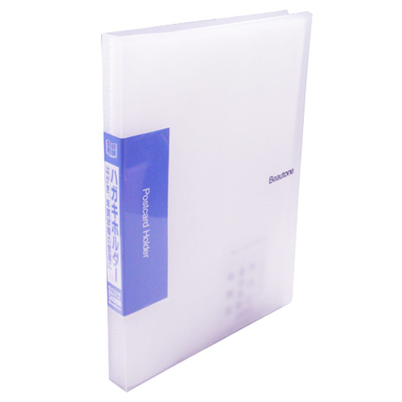 ビュートン 葉書ホルダー NPC-A4-120C A4S クリヤ 1個（ご注文単位1個）【直送品】