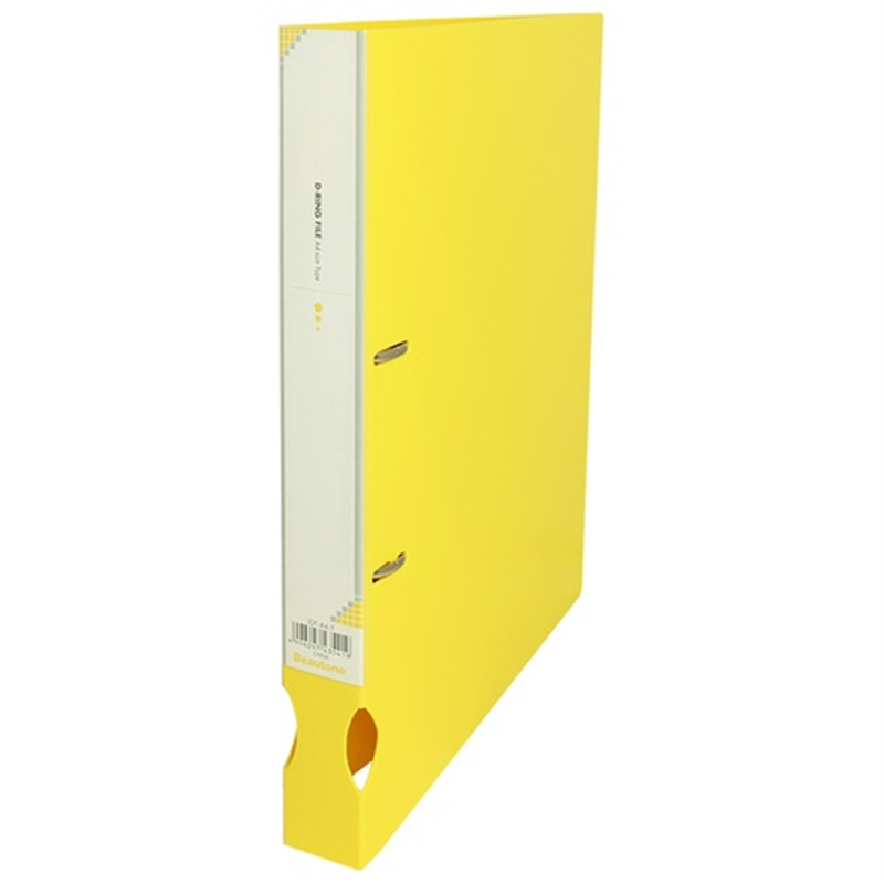ビュートン Dリングファイル IDF-A4-Y 34mmイエロー 1個（ご注文単位1個）【直送品】