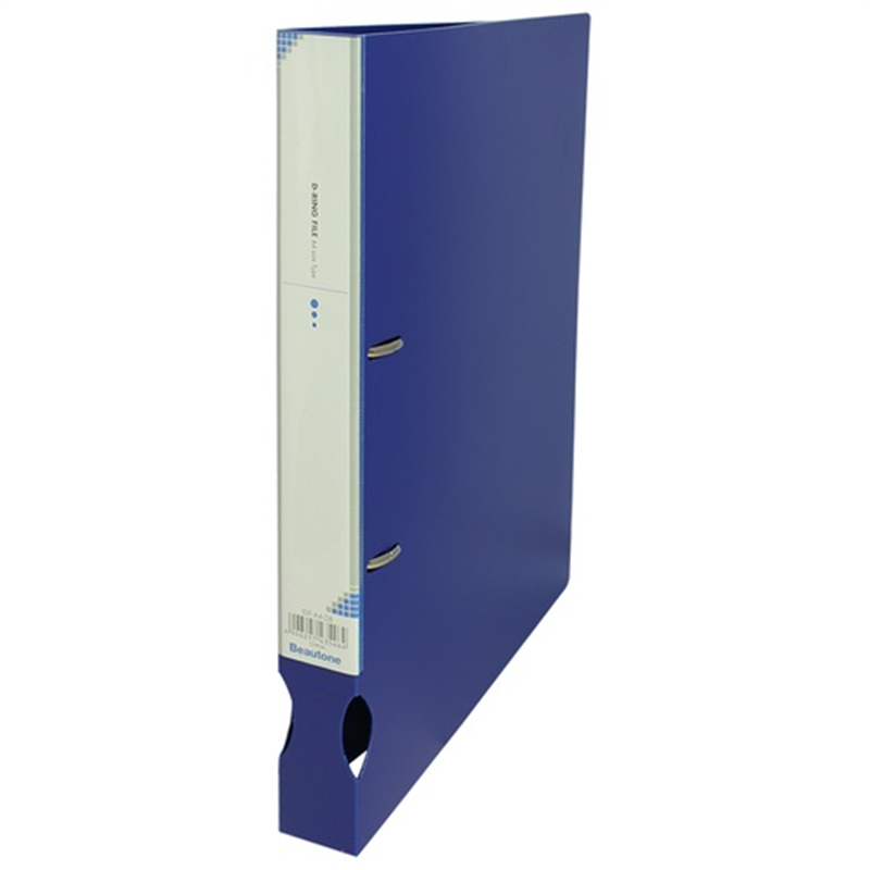 ビュートン Dリングファイル IDF-A4-DB 34mm Dブルー 1個（ご注文単位1個）【直送品】