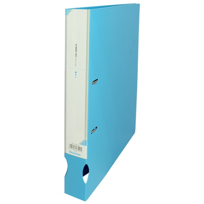 ビュートン Dリングファイル IDF-A4W-SB 43mm Sブルー 1個（ご注文単位1個）【直送品】