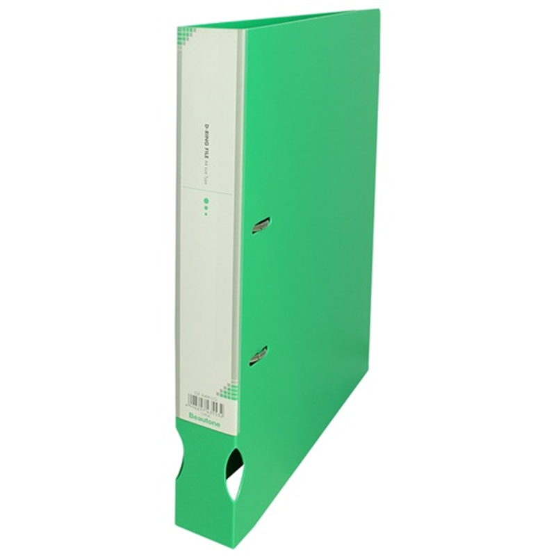 ビュートン Dリングファイル IDF-A4W-LG 43mmグリーン 1個（ご注文単位1個）【直送品】