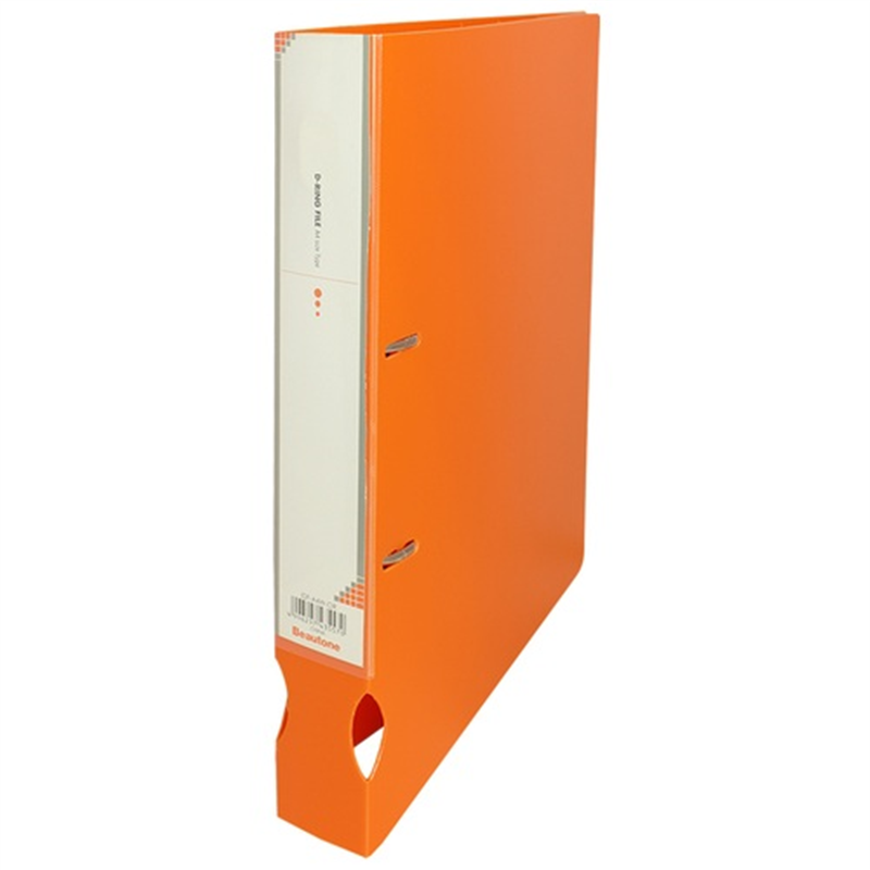 ビュートン Dリングファイル IDF-A4W-OR 43mmオレンジ 1個（ご注文単位1個）【直送品】