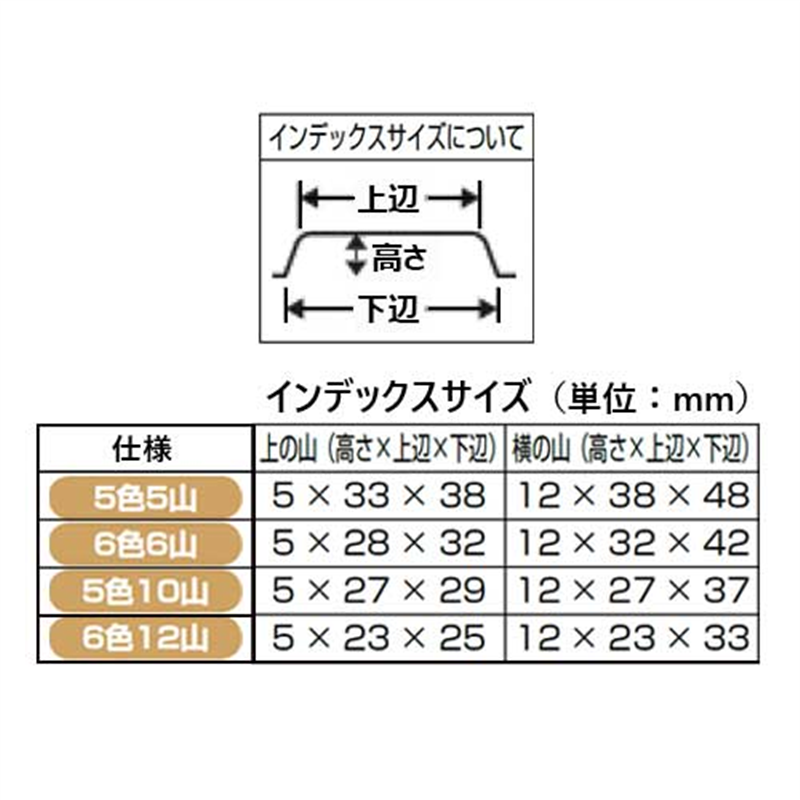 ビュートン ダブルインデックス10山1組 IDX-A4-10Y 1個(ご注文単位1個)【直送品】