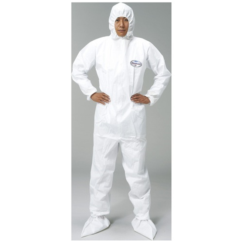 日本製紙クレシア クリーンガードA40ツナギ服M 9791080 1個(ご注文単位1個)【直送品】