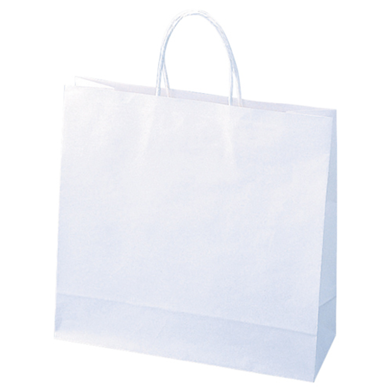 ノーブランド 紙手提袋小100枚 320X320mm 1個(ご注文単位1個)【直送品】