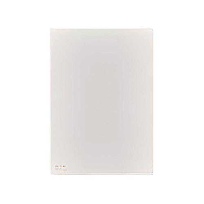 LIHITLAB クリヤーホルダー F-78-1 A4 乳白 5枚  1個（ご注文単位1個）【直送品】