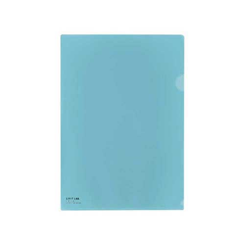 LIHITLAB クリヤーホルダー F-78-14 A4 水 5枚  1個（ご注文単位1個）【直送品】