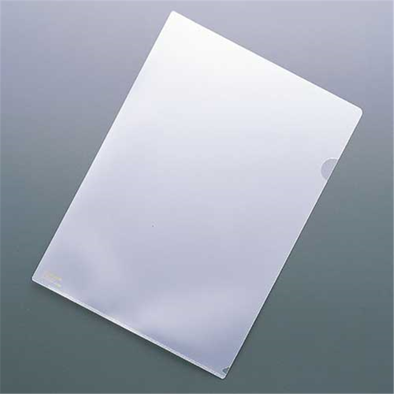 LIHITLAB クリヤーホルダー F-78B-1 B4 乳白 5枚  1個（ご注文単位1個）【直送品】