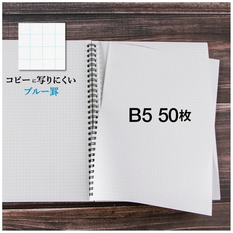 オキナ プロジェクトリングノート B5S PNB5S 5冊 1個(ご注文単位1個)【直送品】