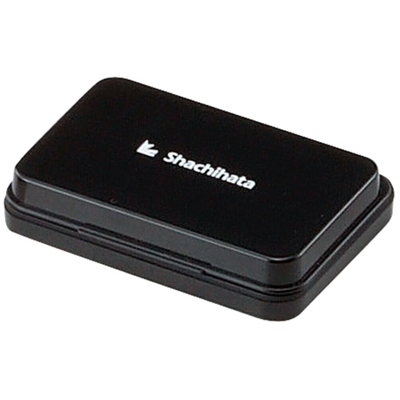 シヤチハタ スタンプ台 HGN-2-K 中形 黒 10個/箱（ご注文単位1箱）【直送品】