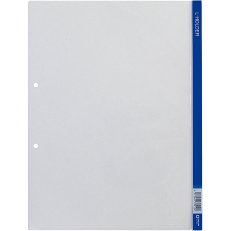キングジム クリアーホルダー Lホルダー730 A4S 青 5冊 1個（ご注文単位1個）【直送品】
