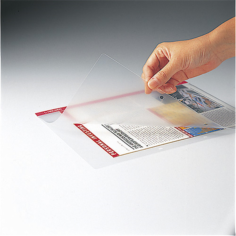 キングジム クリアーホルダー Lホルダー730 A4S 黄 5冊 1個(ご注文単位1個)【直送品】