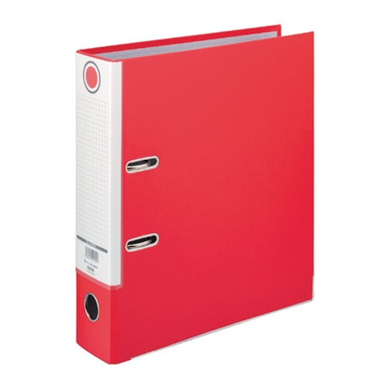 ハピラ アーチファイル SGLAF8 A4S 80mm 赤 10冊  1個（ご注文単位1個）【直送品】