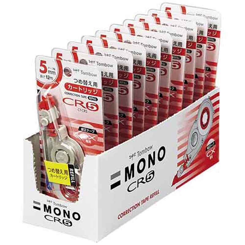 トンボ鉛筆 修正テープ CXカートリッジ CT-CR5 10個/箱（ご注文単位1箱）【直送品】
