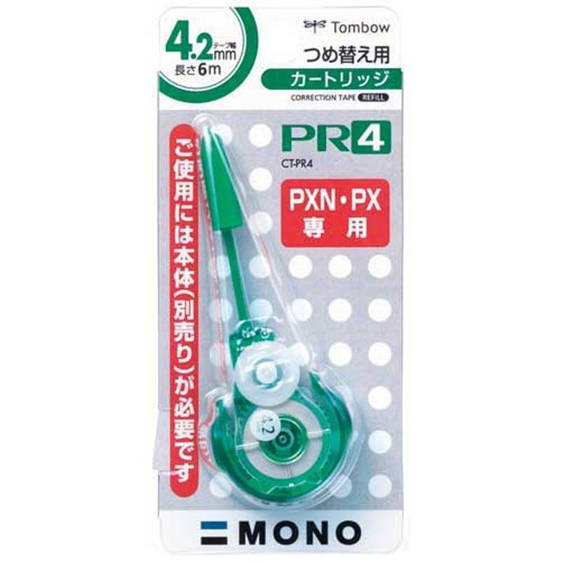 トンボ鉛筆 修正テープPXNカートリッジ CT-PR4 10個/箱（ご注文単位1箱）【直送品】