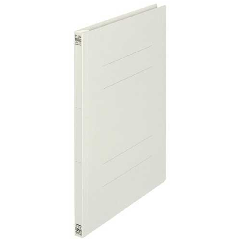 プラス フラットファイル 021N A4S グレー 10冊 1個(ご注文単位1個)【直送品】