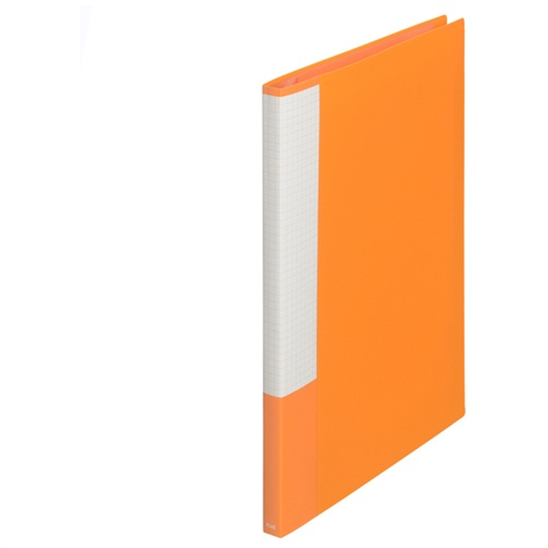 プラス クリアファイル20P FC-122EL A4S 黄 10冊  1個（ご注文単位1個）【直送品】