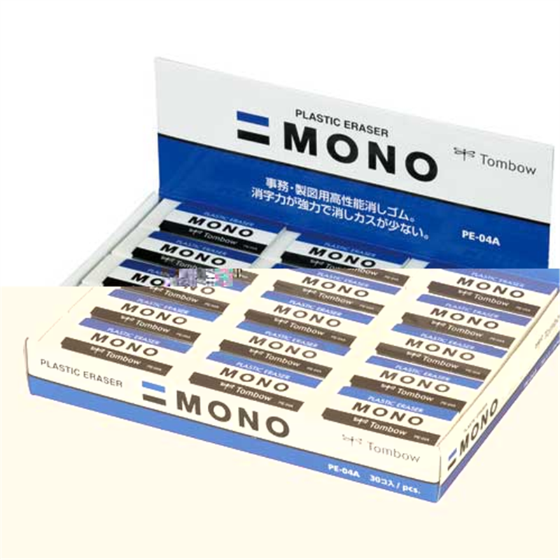 トンボ鉛筆 モノ消しゴム PE-04A 30個/箱（ご注文単位1箱）【直送品】