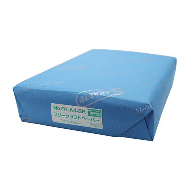 SAKAEテクニカルペーパー クラフトペーパーFK-A4-BR 100枚*5冊  1個（ご注文単位1個）【直送品】