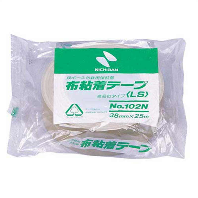 ニチバン 布粘着テープNo.102N 38mm×25m 36巻  1個（ご注文単位1個）【直送品】