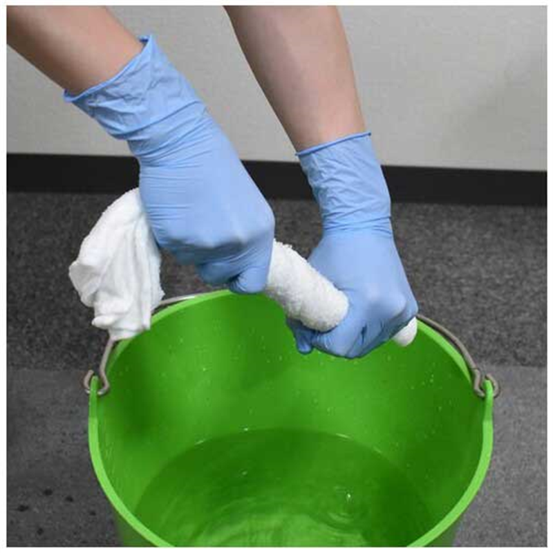 エステー ニトリル手袋粉なしNo.991 ブルー L 12箱 1個(ご注文単位1個)【直送品】