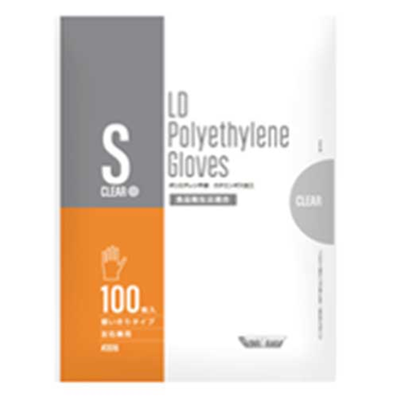 川西工業 ポリエチレン手袋 #2016 S 100枚入X100袋  1個（ご注文単位1個）【直送品】
