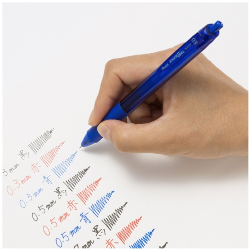 ぺんてる エナージェルエス BLN123-C 青10本 0.3  1個（ご注文単位1個）【直送品】