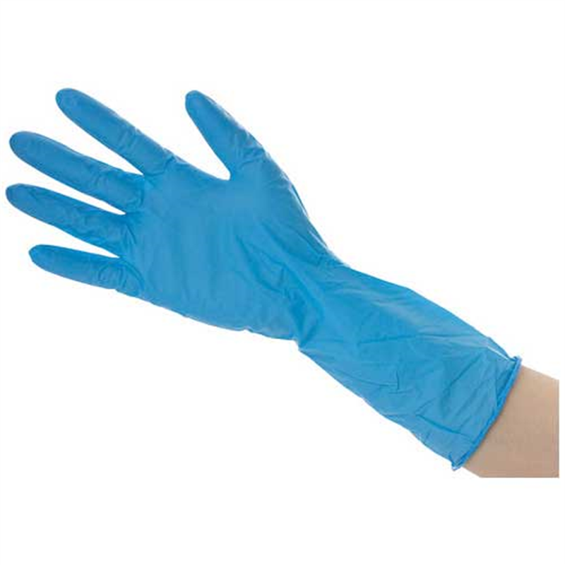 プロワーク ニトリーノセミロング ブルー L 100枚X20箱 1個（ご注文単位1個）【直送品】