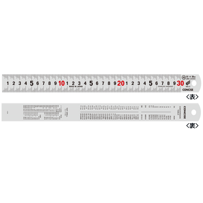 コンサイス ステンシルバー快段目盛CSV-300KD 1個(ご注文単位1個)【直送品】