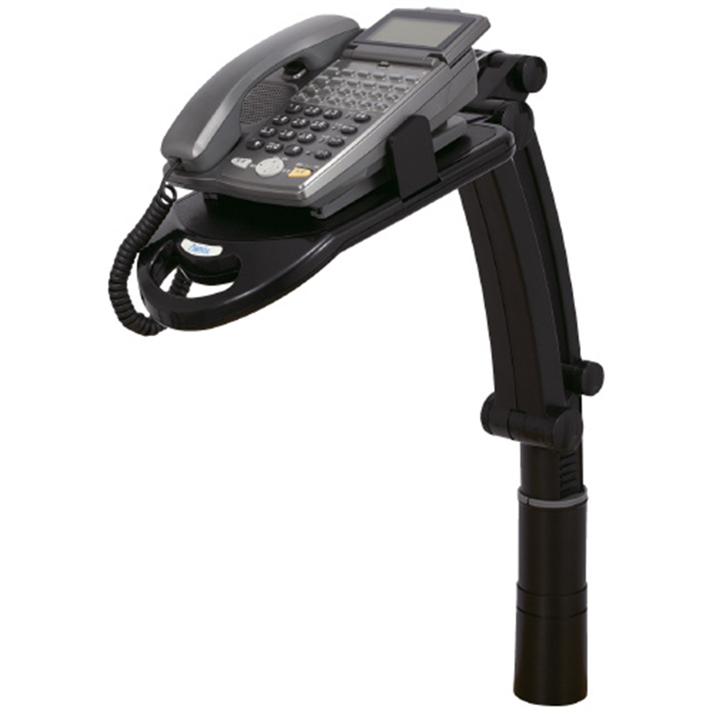 アスカ テレホンスタンドフレックスハイタイプ 黒  1個（ご注文単位1個）【直送品】
