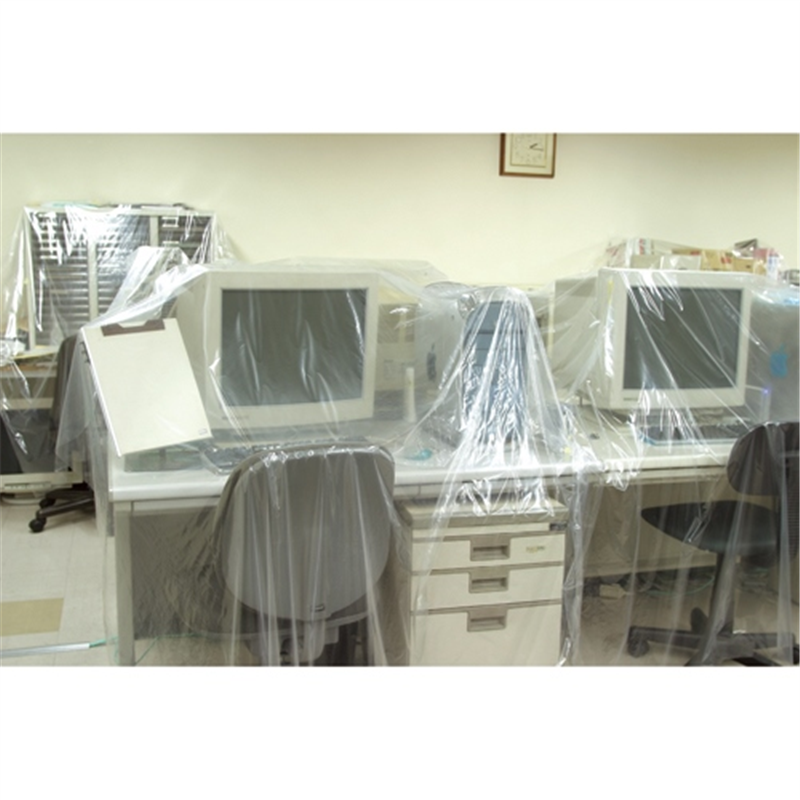 酒井化学工業 ポリ養生シート 1800mm×100m 厚0.02mm 1個(ご注文単位1個)【直送品】