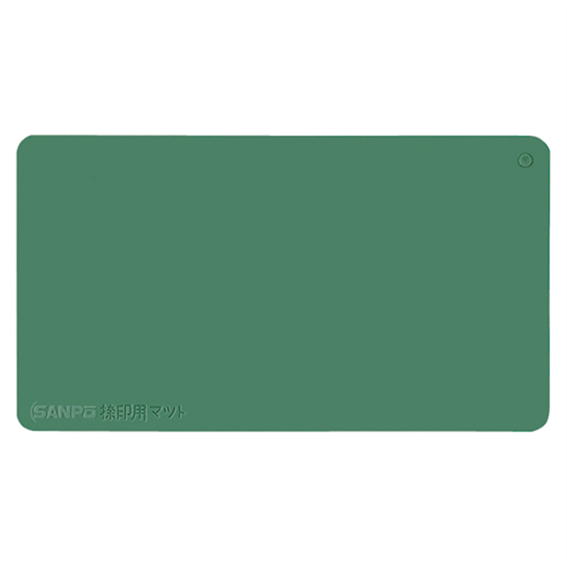 サンポー 捺印用マット M-18 緑 1個(ご注文単位1個)【直送品】