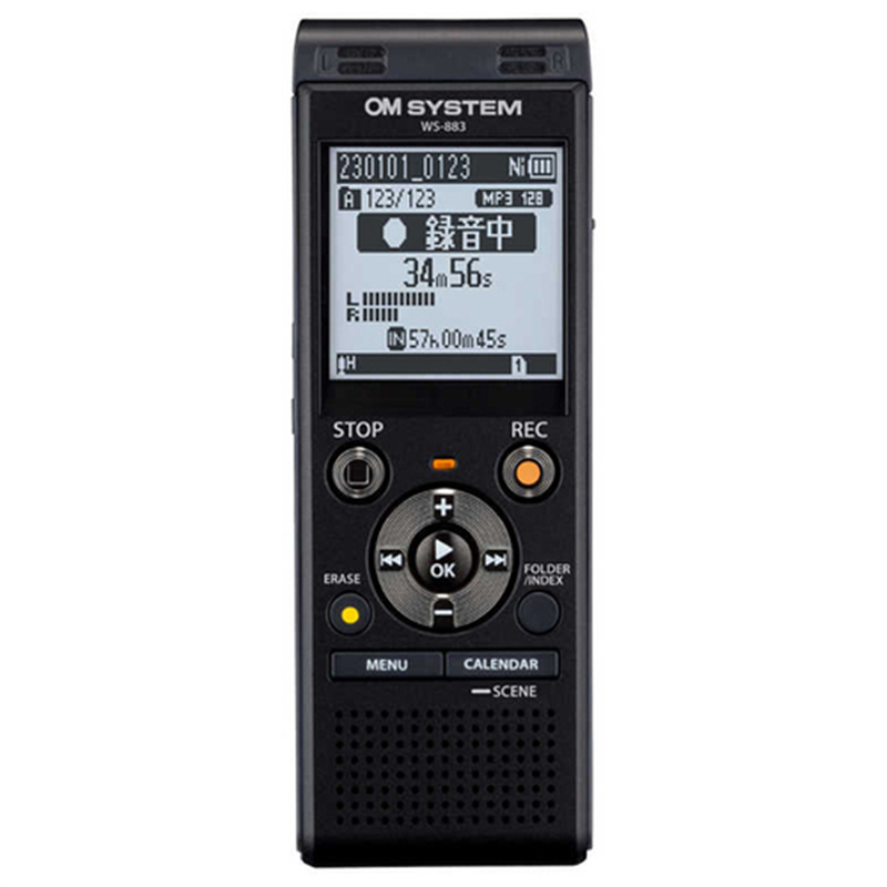OMデジタルソリューションズ ICレコーダー ブラック WS-883BLK  1個（ご注文単位1個）【直送品】