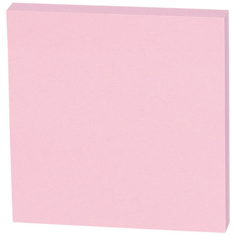 スマートバリュー ふせん 75×75mm 桃 P314J-P-10  1個（ご注文単位1個）【直送品】