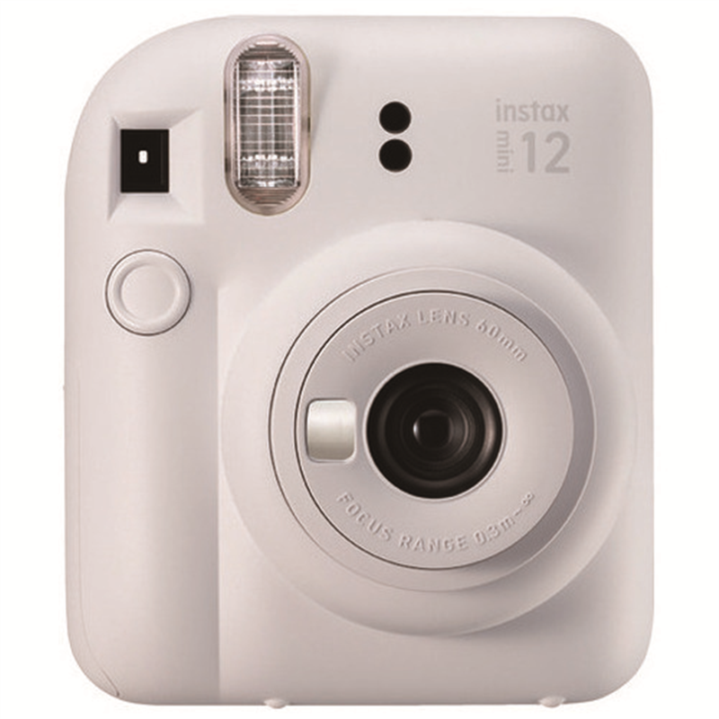 富士フイルム チェキ INSTAX mini 12 クレイホワイト  1個（ご注文単位1個）【直送品】