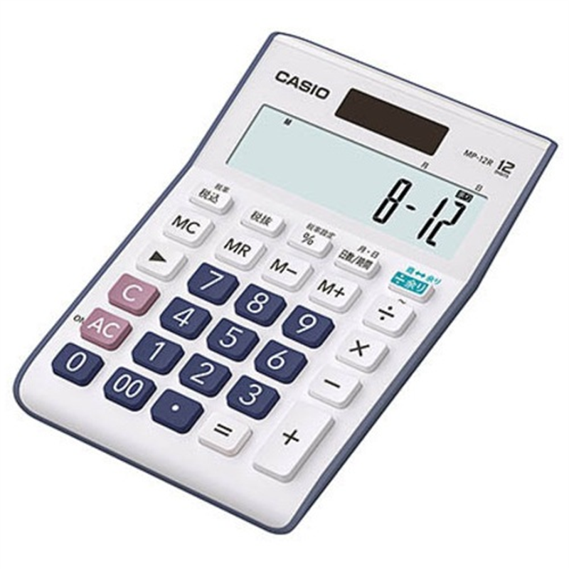 カシオ計算機 余り計算電卓 MP-12R-N 1個(ご注文単位1個)【直送品】