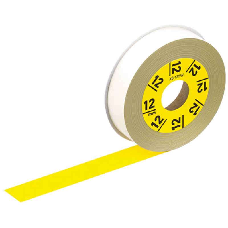 カシオ計算機 ラテコ専用テープXB?12YW黄に黒文字 1個（ご注文単位1個）【直送品】