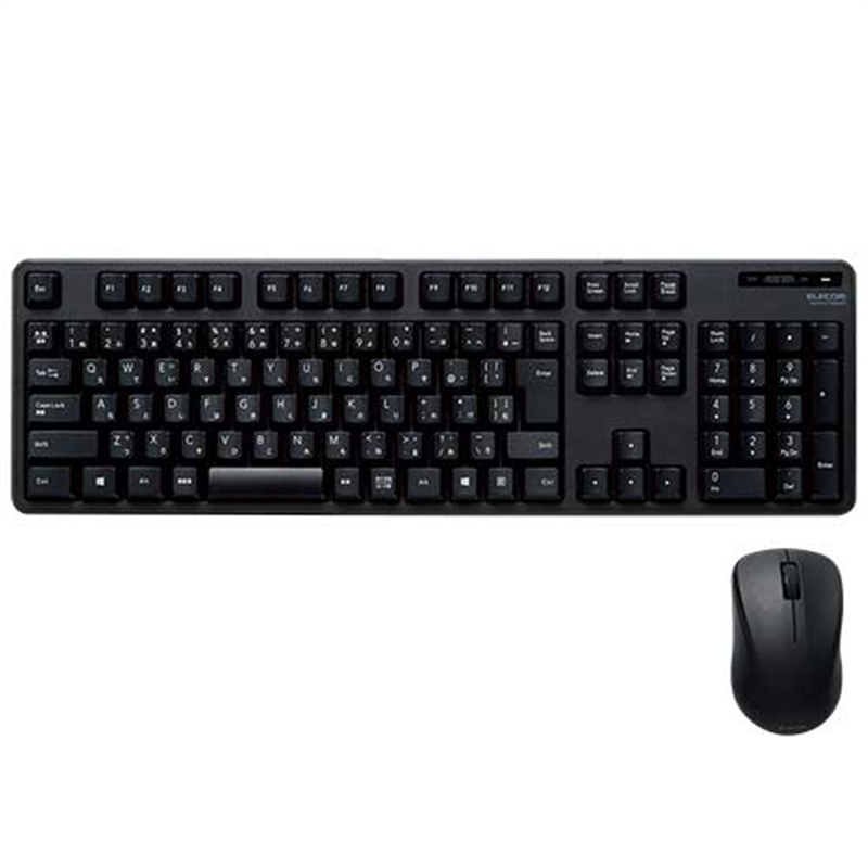 エレコム 無線キーボード マウス付 TK-FDM106MBK  1個（ご注文単位1個）【直送品】