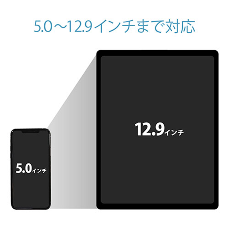 エレコム タブレット用床置スタンド TB-DSZARMFWH 白 1個（ご注文単位1個）【直送品】