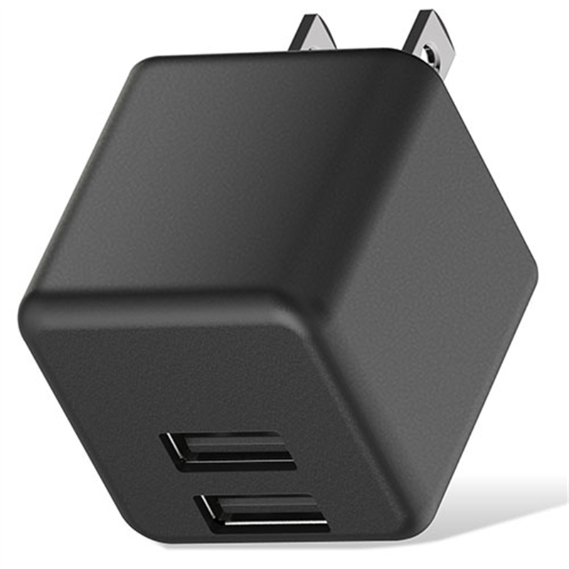 エレコム USB-A2ポートAC充電器 MPA-ACU11BK 黒  1個（ご注文単位1個）【直送品】