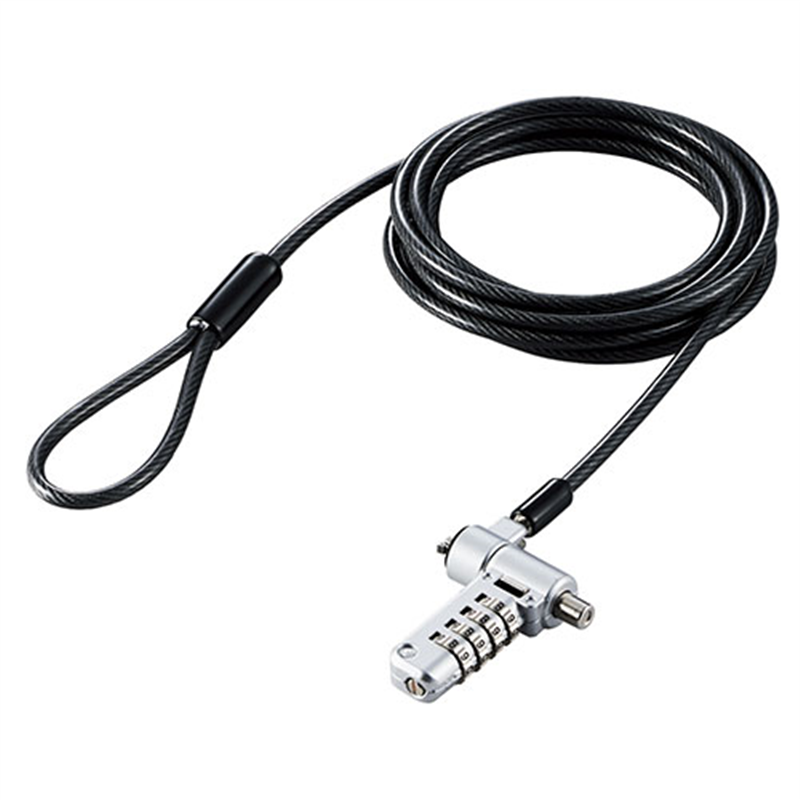 エレコム セキュリティワイヤロックマルチESL-404  1個（ご注文単位1個）【直送品】