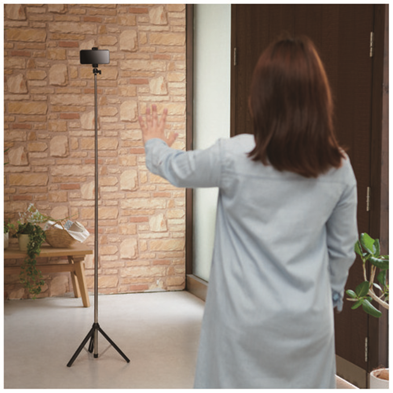 エレコム スマートフォン用三脚 ロング P-STSRSLBK 1個(ご注文単位1個)【直送品】