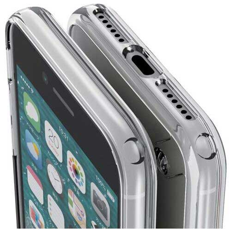 エレコム iPhone SE ハイブリッドケース クリア 1個(ご注文単位1個)【直送品】