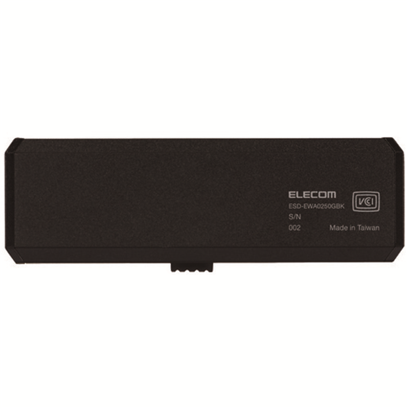 エレコム SSD Type-A/C 250GB ESD-EWA0250GBK  1個（ご注文単位1個）【直送品】