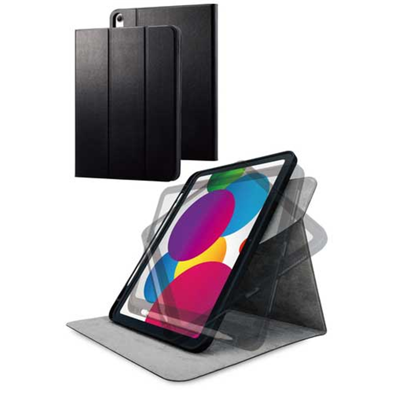 エレコム iPad 10.9インチ フラップケース 360度回転 1個（ご注文単位1個）【直送品】