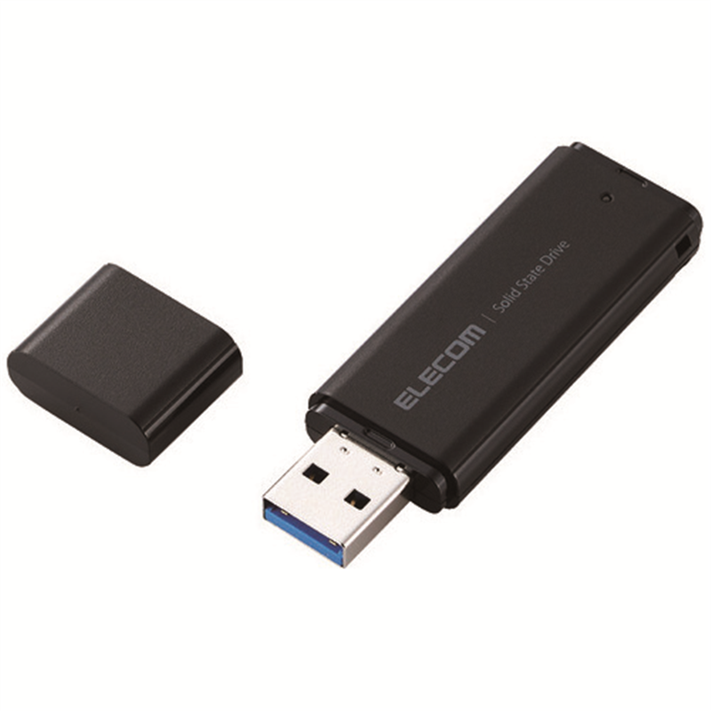 エレコム 外付けSSD 250GB ESD-EMC0250GBK  1個（ご注文単位1個）【直送品】