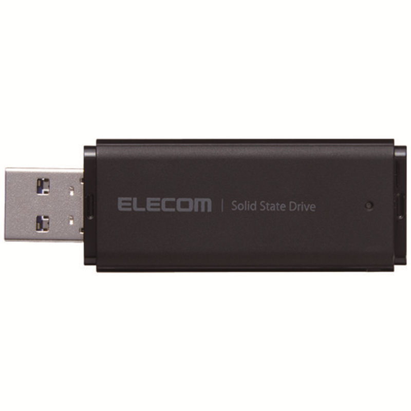 エレコム 外付けSSD 500GB ESD-EMC0500GBK 1個(ご注文単位1個)【直送品】